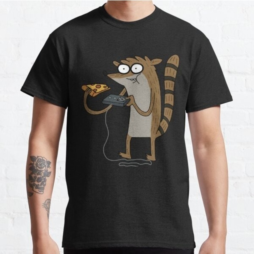 Regular Show Rigby The Video Gamer Classic T-Shirt
